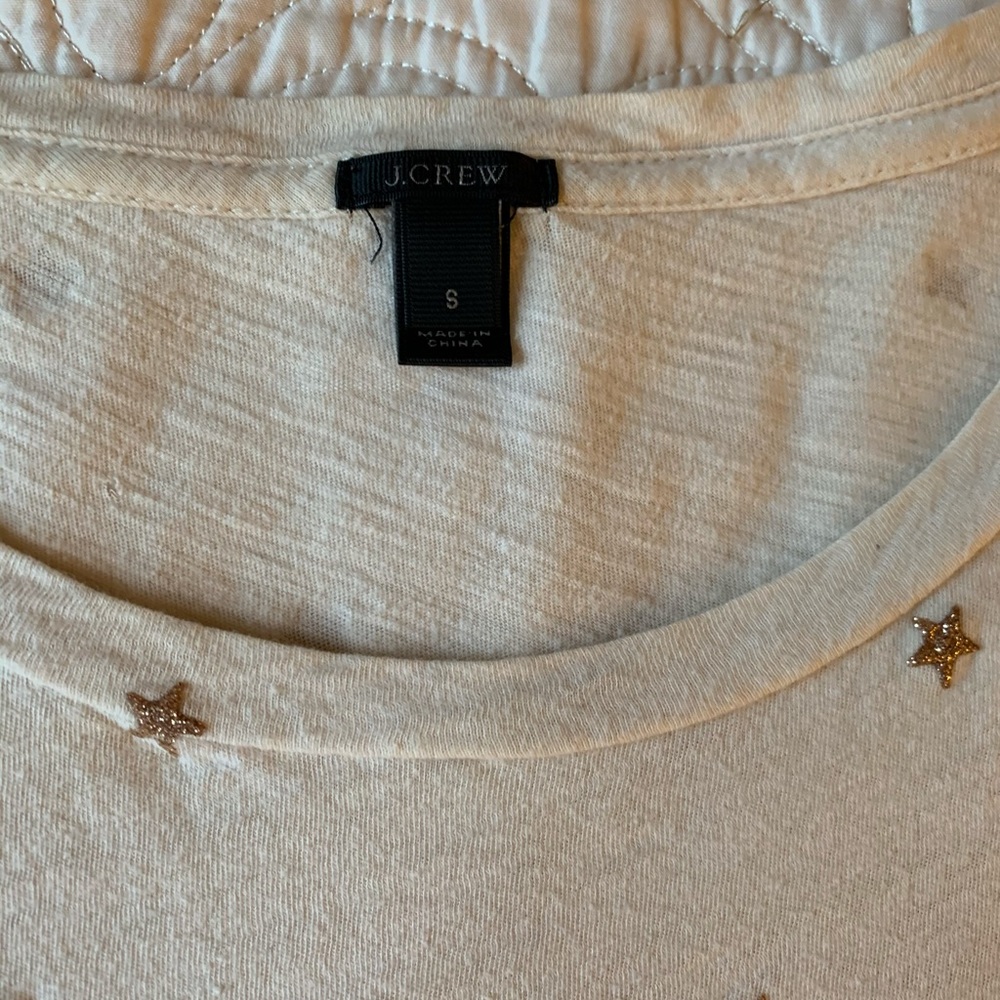 J Crew Gold Star T Shirt